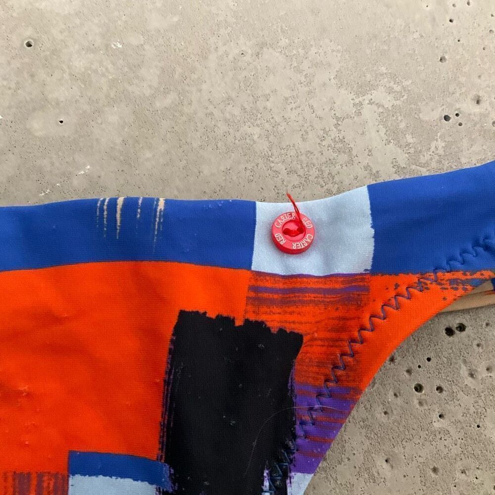 Red Carter Rio Pattern Bikini - Picture 6 of 9